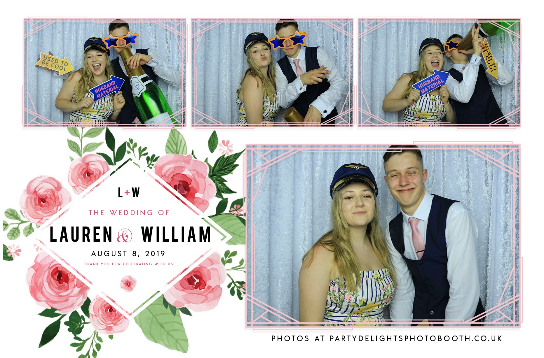 Lauren and Will’s Wedding - Prints | View more photos from the event at gallery.partydelightsphotobooth.co.uk/u/PartyDelightsPhotoBooth/Lauren-and-Will’s-Wedding-Prints